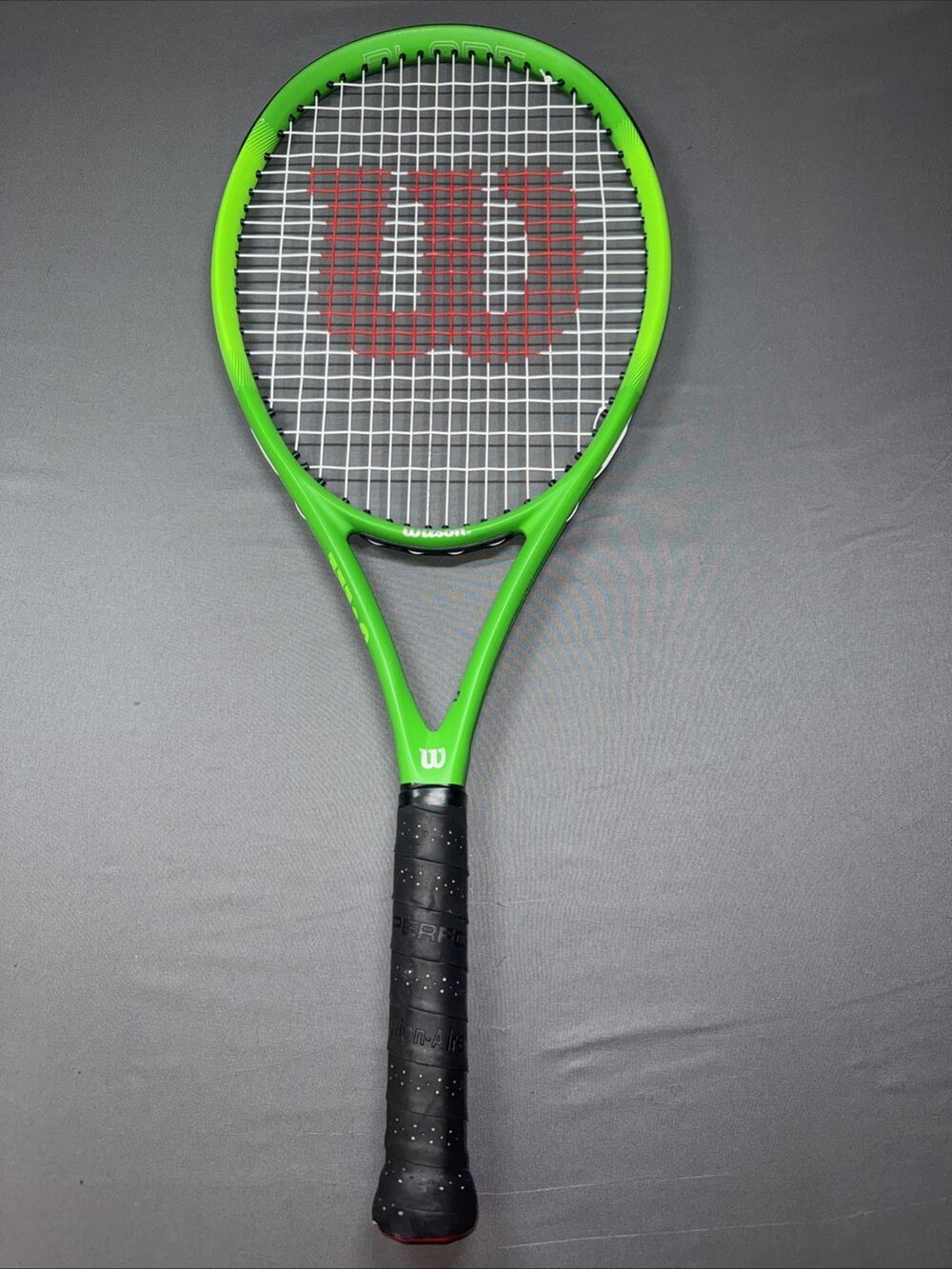 Wilson Blade Feel Pro 105 Tennis Racquet Green & Black w/ Cushion-Aire Handle